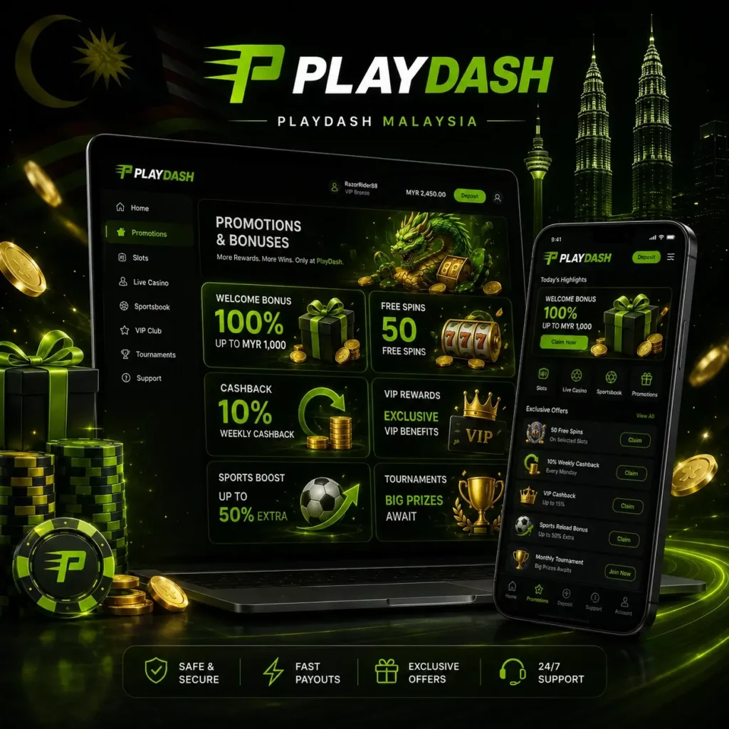 PlayDash mobile bonuses welcome offers and VIP rewards